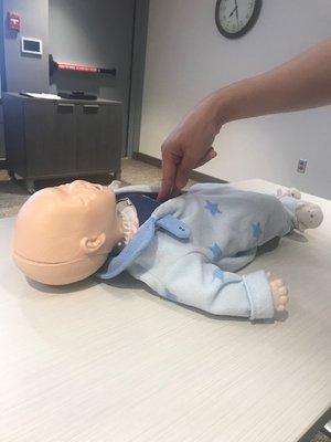 Infant CPR class