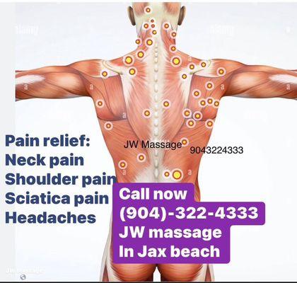 Pain relief and relaxation massage @JW Massage