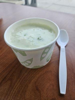 Brocolli and cheddar soup