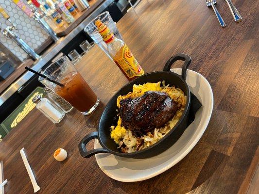 Steak and Eggs at 132nd maple location