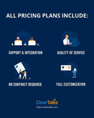 All pricing plans include: