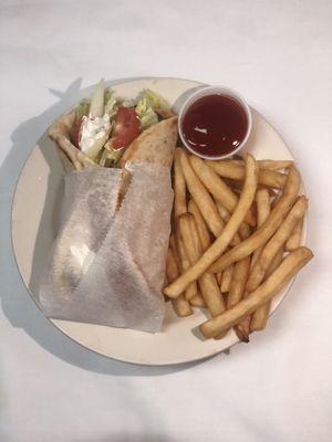 Gyro (Lamb or Chicken) and Fries