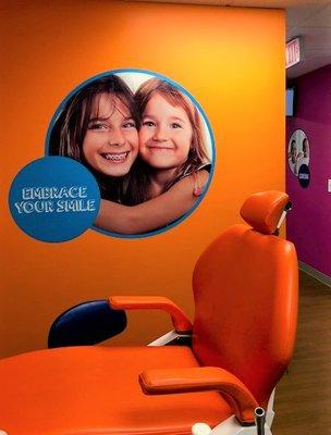 We offer pediatric dentistry and orthodontic services to kids of all ages.