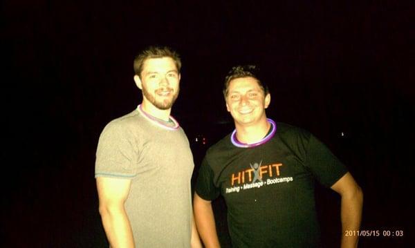 Hitfit!  Ready for the El Chupacabra 10k night time trail run!!