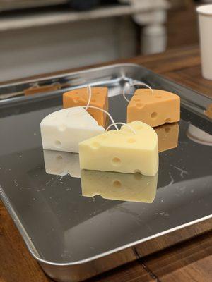 Make your own cheese candles!