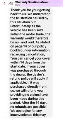 AVOID WARRENTY SOLUTIONS 
 £588 for a 3 month Warranty!!!