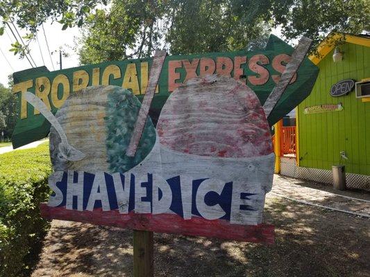 Shaved Ice for these Hot, humid days.  YES, please thank you very much!!!