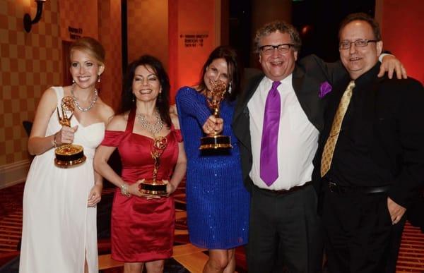 Yet another Emmy reception where Bonnemaison received an Emmy for Enough Is Enough.