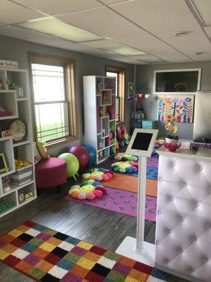 Reception Area and Yoga Room