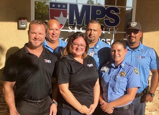 Our CEO poses with our Security Team at our Headquarters in Murrieta, CA