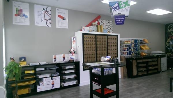 Very organized mail store