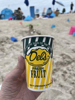 Dels ice lemonade  Cherry, lemonade or both!  $6