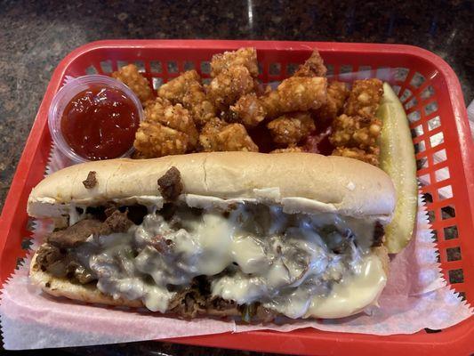 Philly cheesesteak