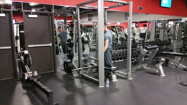 Squat, Dead lift, Bench or Shoulder press rack.