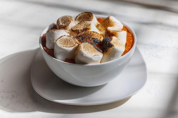 Candee'd Sweet Potato Mash (with Marshmallow)