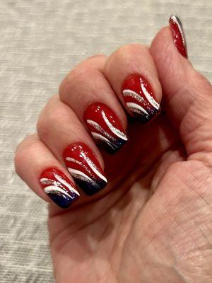 July 4th nails!