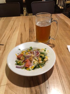 Side salad and " get bent" parkway brewing IPA 7.2%