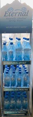 Eternal Water-Naturally Alkaline, Natural Electrolytes Spring Water. Happy to see it carried here!