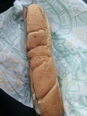 Foot long wheat bread