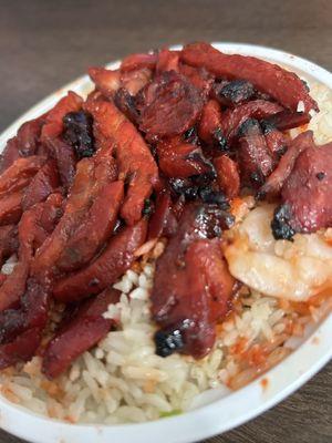 Boneless Spare Ribs & Shrimp Fried Rice Lunch  Combination