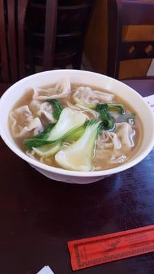 Steamed dumpling soup