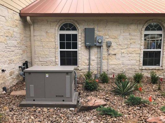 Kohler 20KW standby generator.