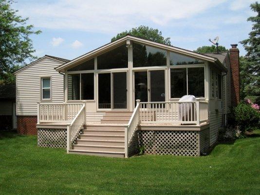 Sunroom and Decking