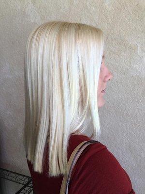 Gorgeous cut and Brazilian Blowout done by Kjersti