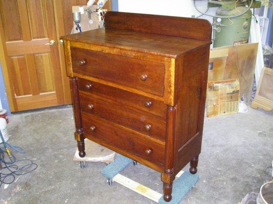 Chest of Drawers from 1800's restored with original finish.