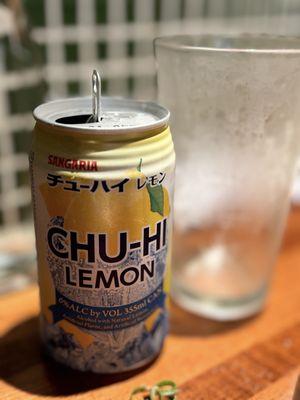 Chi-Hi Lemon alcoholic drink