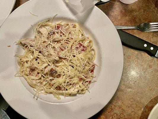 Chicken Bacon Alfredo