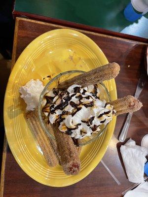 Churro Sundae