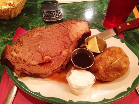 Friday and Saturday prime rib special is everything.