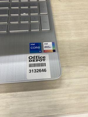 The bar code is for a cheaper laptop than the display