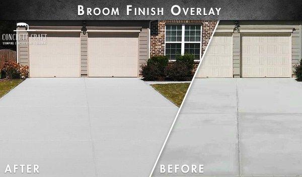 Our driveway resurfacing system can give your home a fresh, new look, for less!