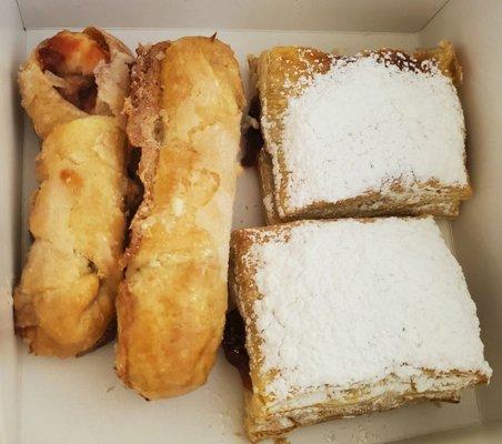 Delicious guava & cheese quesitos and guava pastelillos