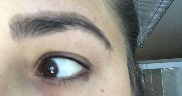 I don't recommend brow and lash tint by corina.