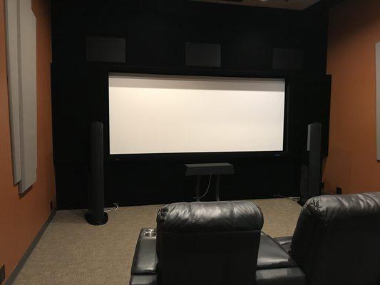 Dedicated theater room