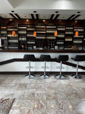 The WINE Bar - have a glass of vino after you finish with your spa services!!