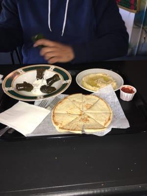 Dolmas and hummus! Yummy