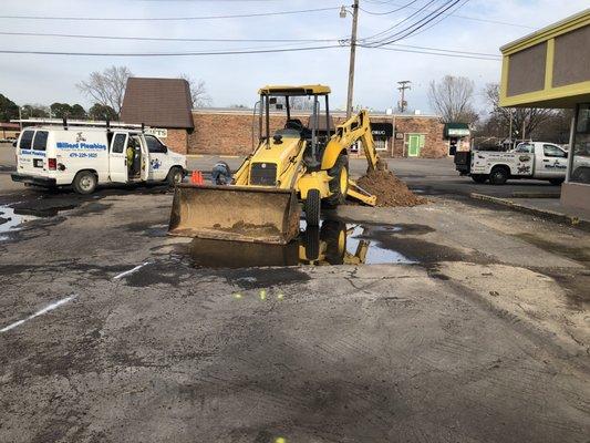 Water leak in Dardanelle.