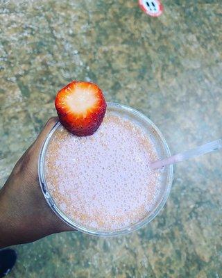 Strawberry cheesecake protein shake