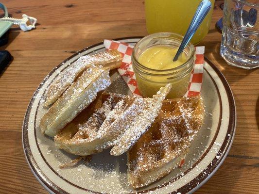 Lemon Curd Waffle