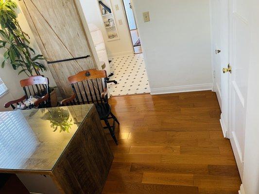 Hardwood floor