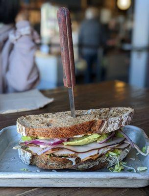 "Turkey on Turkey" sandwich @bilalandjesseatfood