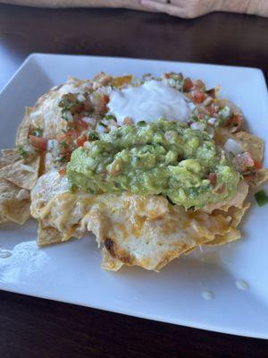 Nachos - good, especially with their various salsas!