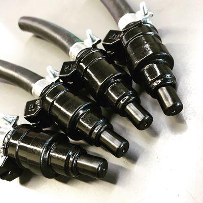 Jaguar XJS injectors back to new condition. Customer requested all black finish.