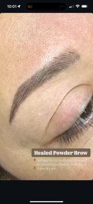 Healed Ombre Powder Brows.
More pictures/videos in Instagram: @brows_onbeauty