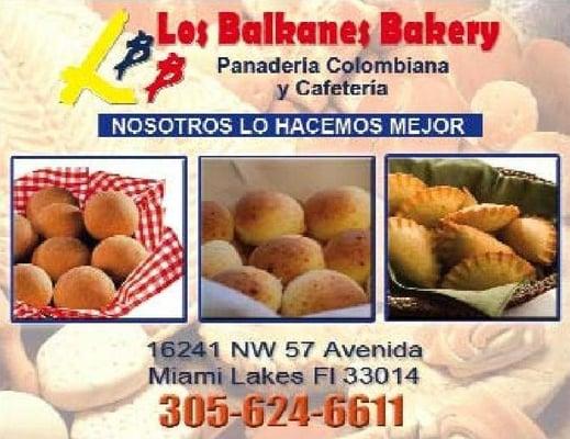 Los Balkanes Bakery Panaderia Colombiana y Cafeteria