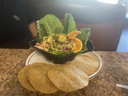 Large ceviche